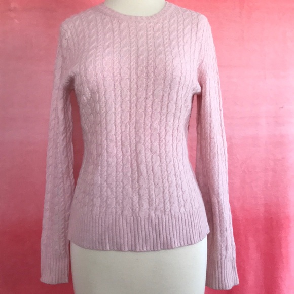 baby pink knit sweater